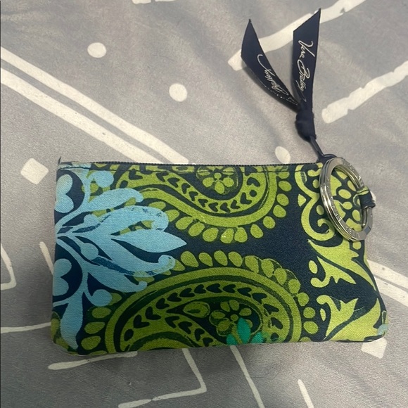 Vera Bradley Navy and Lime ID Holder - Picture 2 of 4